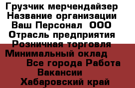 Грузчик-мерчендайзер › Название организации ­ Ваш Персонал, ООО › Отрасль предприятия ­ Розничная торговля › Минимальный оклад ­ 12 000 - Все города Работа » Вакансии   . Хабаровский край,Амурск г.